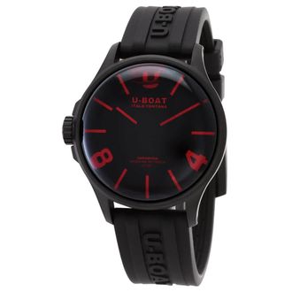 U-Boat Darkmoon Quartz Red Dial Mens Watch 9306