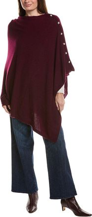 Sofiacashmere Sofiacashmere Button Shoulder Cashmere Wrap