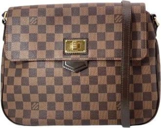 Louis Vuitton Pre-owned Cross Body Bags, female, Brown, Size: ONE SIZE Pre-owned Vintage Damier Canvas Shoulder Bag