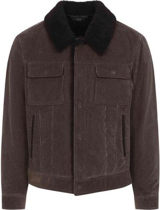 Tom Ford 900 Wale Cord Sherling Collar Trucker