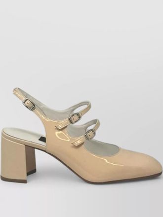 Carel patent leather slingback pumps