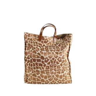 Fendi Pre-owned Vintage Tote Bag - Dames - Vintage Shopper - Bruin - ONE Size - Tweed - Vintage