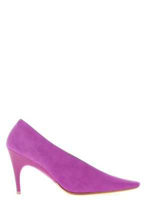 Balenciaga Purple Slip On Pumps