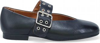 Miz Mooz Womens Zephyr Round Toe Flats In Black