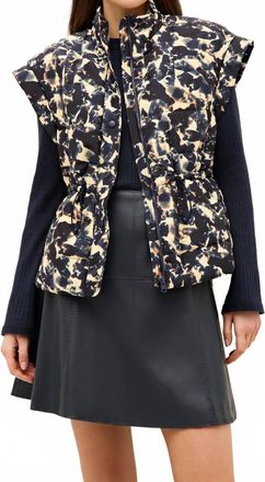 Marie Oliver Lyndon Quilted Vest In Pyrite