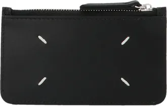 Maison Margiela Stitching Card Case - Black