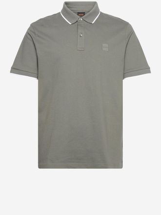 HUGO BOSS poloshirt van stretchkatoen