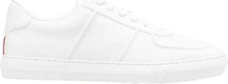 Moncler Neue York Lage Sneakers - Heren - Schoenen - Wit - Maat: 42 1/2 EU Wol