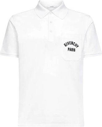 Givenchy Polo Shirts, male, White, Size: 2XL Polo Shirt