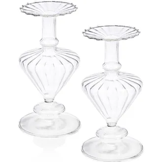 Zodax Pompidou Set of 2 Glass Vases in Clear at Nordstrom Rack