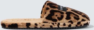 Dolce & Gabbana Leopard-print slippers