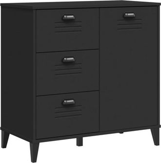 vidaXL Sideboard viken Black 80x40x80 cm Engineered Wood Vidaxl
