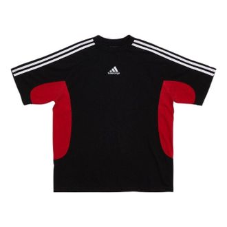 Balenciaga x adidas T-Shirt Medium Fit Black Red 712401TNVA61003