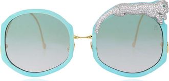 Anna-Karin Karlsson ROSE ET LE R&Ecirc;VE - SUN Turquoise Womens Sunglasses Blue Size 55