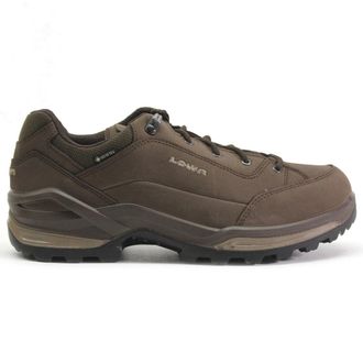 Lowa Renegade GTX Lo Nubuck Mens Outdoor Shoes - Espresso Beige Brown - Size:UK 8.5