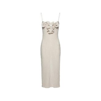 Magda Butrym Midi Dresses, female, Beige, Size: S Dress 02 Beach