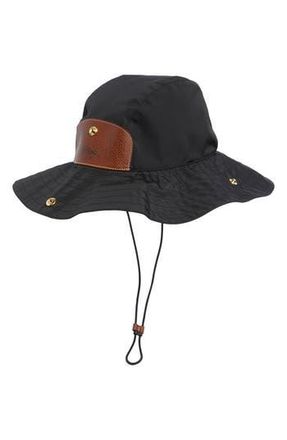 Longchamp Nylon Bucket Hat in Black at Nordstrom Rack