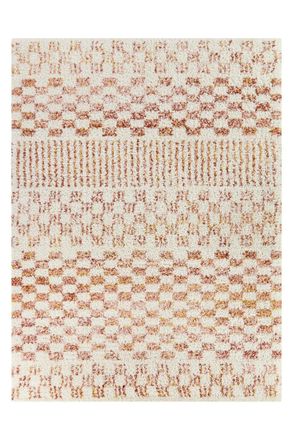 AFK Living Alfombra de pelo alto suave y c&oacute;moda terracotta 160 x 230 cm