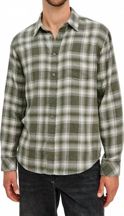 Rails Lennox Shirt In Deep Meadow White