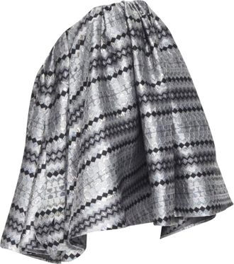 Maticevski Profound lurex jacquard strapless top