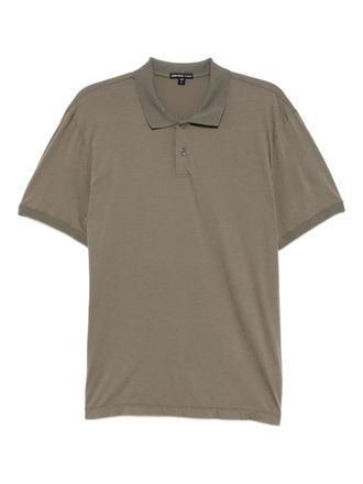 James Perse Luxe Lotus polo shirt - men - Cotton - 0 - Green