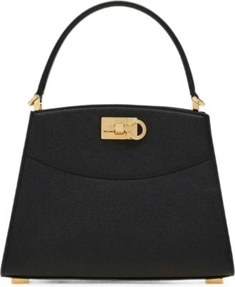 Ferragamo Black Studio XS Satchel
