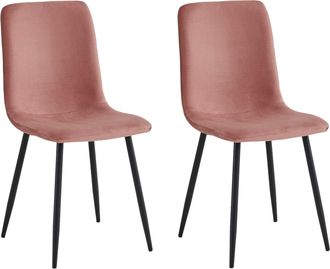 Hela 4-Fussstuhl »LEIPZIG« (Set) 2 Stk.4-Fuss,Rundrohrgestell konisch,Cordoptik,Sitzschale gespolstert