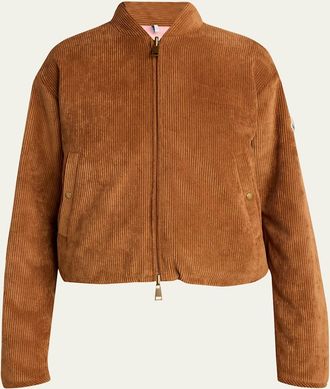 Moncler Blageon Reversible Down Corduroy Jacket