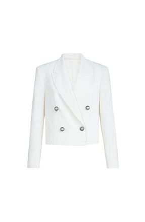 Brunello Cucinelli Blazer with monili in White at Nordstrom, Size 48 It