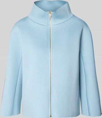 Rinascimento Rinascimento Blazer aus Viskose-Mix mit Stehkragen in Hellblau, Gr&ouml;&szlig;e XL