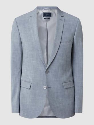 Montego Montego Super Slim Fit 2-Knopf-Sakko mit Stretch-Anteil in Blau, Gr&ouml;&szlig;e 50