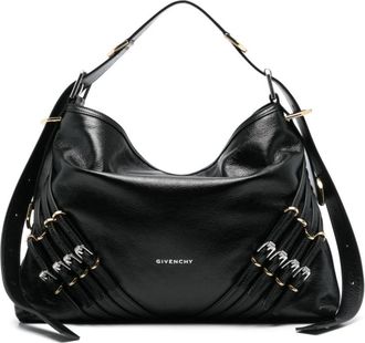 Givenchy Medium Voyou Schoudertas - Dames - Schoudertassen - Zwart - ONE Size - Katoen - Tassen
