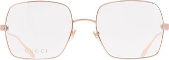 Gucci Demo Square Ladies Eyeglasses GG1434O 002 55