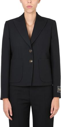 Gucci Black Peaked Lapel Jacket