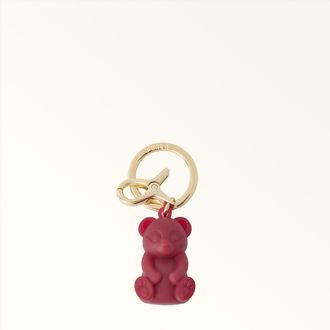 Furla Hashtag Portachiavi Rubino Rosso Pvc Donna