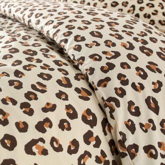 La Redoute Interieurs Katoenen bedset voor kinderen, vierkante kussensloop, Leopold