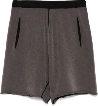 Label Under Construction Shorts in cotone - Nero