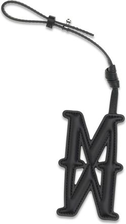 Max Mara Womens Leather Keyring Nero Calf Bos Taurus Keyrings E Chains