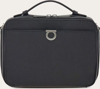 Ferragamo Uomo Borsa a tracolla Gancini Nero