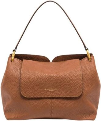 Gianni Chiarini Sandra Schoudertas - Dames - Schoudertassen - Bruin - ONE Size - Leer - Tassen