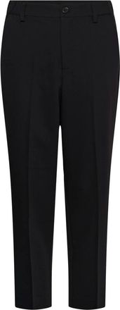 Kaffe Cropped Pantaloni - - Trousers - Donna - Nero - 2XL