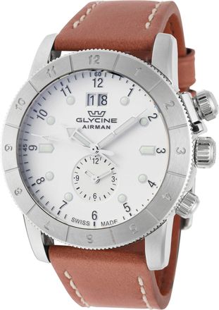 Glycine Airman Quartz GMT Mens Watch