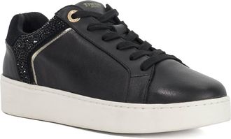 Dune London Ladies ELLI Lace Up Chunky Flatform Trainers Size UK 4 Black