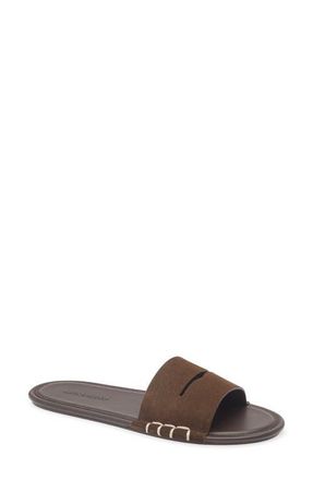 J.W.Anderson Loafer Slide Sandal in Brown 600 at Nordstrom, Size 6.5Us