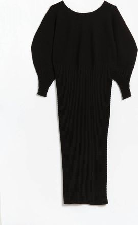Issey Miyake Womens Squeeze Dress In Black