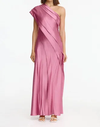 Acler Blenfleet Maxi Dress In Musk Pink