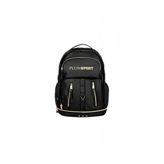 Plein Sport Tassen, Dames, Zwart, ONE Size, Polyester, Technical Backpack PS