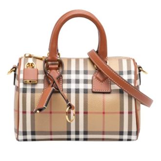 Burberry Pre-owned Satchel - Dames - Pre-owned - Bruin - Maat: ONE Size Leer