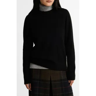 Barbour Penwood Cashmere Sweater in Black at Nordstrom, Size 12