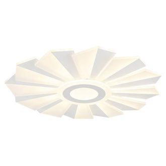 Netlighting Alwina Semi Ceiling Light White LED Dimmable 2700-6000K Remote Timer